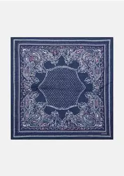 s.Oliver Damentuch 100% Baumwolle dunkelblau/pink/weiß (32094282)