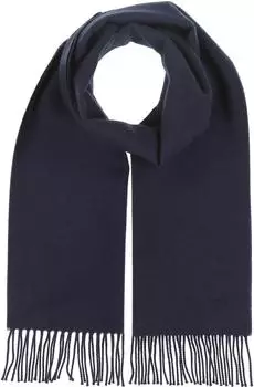 Bugatti Wollschal mit Fransen, navy (630309)
