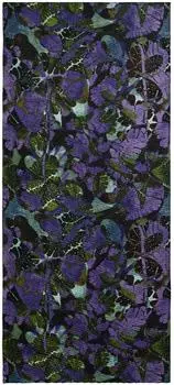 Desigual Dotty Rectangle Foulard, violett/grün