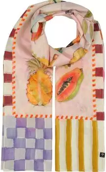 Fraas Damen Schal Urlaubsmotive maritim Baumwolle Seide 65 x 180 cm Bird Of Paradise (633035266)