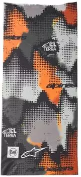 Alpinestars Buff Nazca Multifunktionstuch grau Camo/Fluo-Orange (4750926-9188-OS)