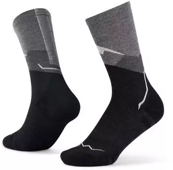 Buff LW Merino Wool Crew Socken graphit, unisex (137795.901.04.00)
