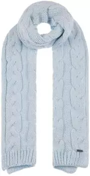 Mc Burn Britta Zopfstrickschal, hellblau, Damen