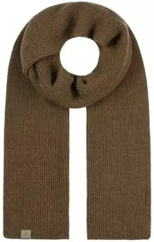 Lierys Uni Merino Strickschal, oliv