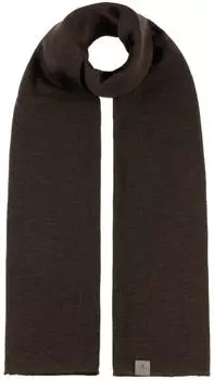 Lierys Fine Merino Strickschal, dunkelbraun