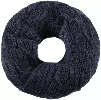 Seeberger Hats Vesina Loopschal Strick dunkelblau Damen