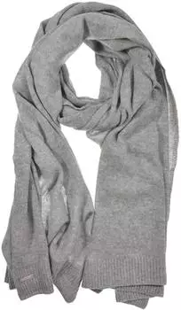 Seeberger Hats Strickschal Kaschmir, rauchgrau, Damen (16708-0)