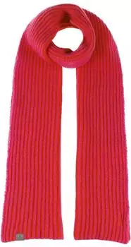 Lierys Soft Merino Doubleface Strickschal, Wolle, pink