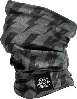 John Doe Black Grey Flash Multifunktionstuch, schwarz/grau (JDT7002)