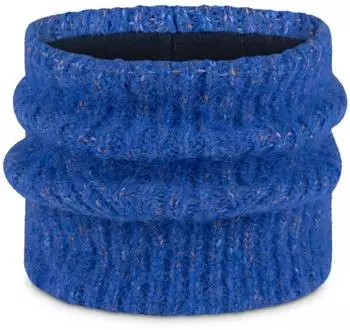 Buff Knitted & Fleece Neck Warmer blau, Unisex (136634.723.10.00)