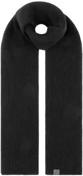 Lierys Uni Merino Strickschal schwarz (One Size)