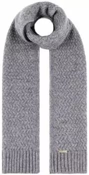 Seeberger Hats Merino Yak Strickschal, grau, Damen