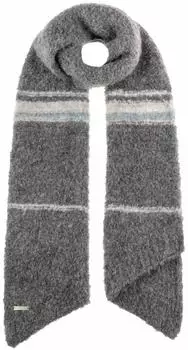 Seeberger Hats Meliva Bouclé Strickschal grau, Damen (One Size)