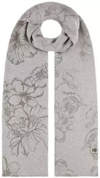 Roeckl Supima Cotton Flower Schal, grau, Damen