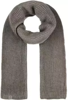 Lierys Ribbed Merino Strickschal beige, Damen