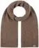 Lierys Uni Merino Strickschal, dunkelbeige