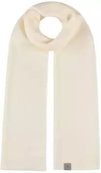 Lierys Fine Merino Strickschal, cremeweiß