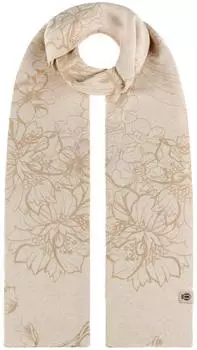Roeckl Supima Cotton Flower Schal, hellbeige, Damen