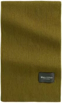 Marc O'Polo Knitted Scarf Strick, Bio-Baumwolle, dunkelblau