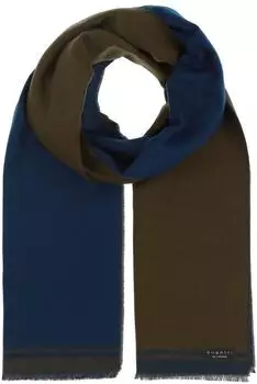 Bugatti Doubleface Scarf olivgrün/dunkelblau (630304-790)