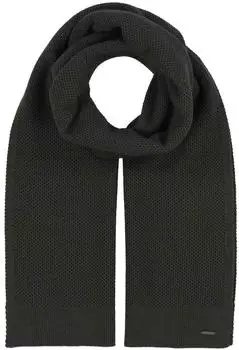 Bugatti Jersey Knit Scarf, dunkelgrau, Herren (630208-980)