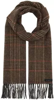 Bugatti Classic Checkered Scarf Wollmischung, camel (630359-180)