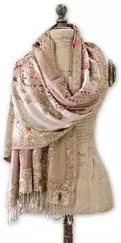 Loberon Linou Schal creme, Viskose (13114221)