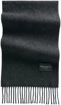 Marc O'Polo Woven Scarf, dunkelgrau melange