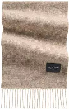 Marc O'Polo Woven Scarf Driftwood Haze, Schurwolle, Herren (48013207-0)