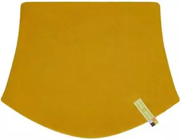 loud + proud Wende-Schlauchschal Baumwoll-Fleece, curry (7192)