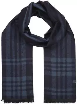Lerros Schal mit Karomuster, Viskosemischung, classic navy (69008647-0)