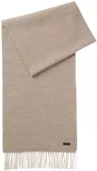 Hugo Boss Naster_Re Schal doppelseitig, Wolle, hellbraun (50572414)