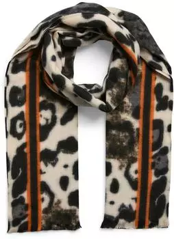 Pieces PCJORNA Long Scarf NOOS BC, Kunstfaser, Animal-Print (179276004)