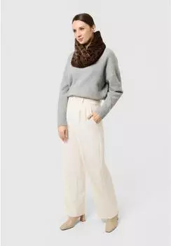 Codello Loop Fake Fur Leo-Muster braun, Damen (99567651-0)