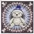 Codello Printed Nicki Icebear Seidentuch rot, 53x53cm (71506767-0)