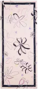 Desigual Fou Fabric Rectangle Foulard beige (Crude)