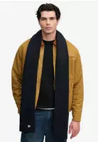 Superdry Strickschal "SD LOGO KNITTED SCARF" Materialmix, regular fit