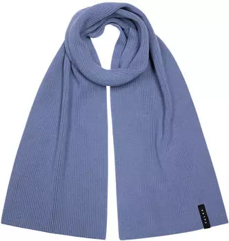 Falke Schal, Schurwolle, blau steel, unisex (99636401-0)