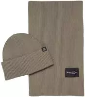 Marc OPolo Beanie "inkl. Schal aus reiner Bio-Baumwolle" 2 Stk. Einheitsgr&ouml;&szlig;e