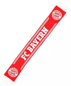 FC Bayern M&uuml;nchen Schal "Stadionhymne" rot/wei&szlig;, Unisex (61959)