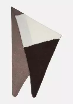 s.Oliver Dreieckstuch Boucl&eacute;-Strickware, braun/mehrfarbig (2181330.96G7)