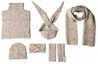 STREET ONE Strickschal Jacquard Schal mit Leo-Muster