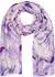 styleBREAKER Schal Marmor Muster Metallic Akzente, 50% Viskose 50% Baumwolle, flieder (14555515-0)