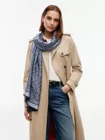 Tommy Hilfiger Modetuch "MONOGRAM JACQ SCARF" Regular fit mit Monogramprint