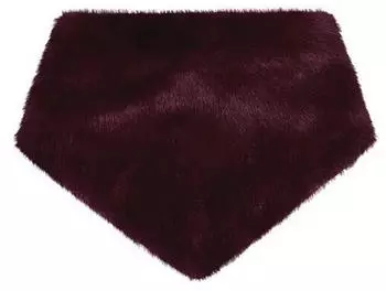 Barts Eilidh Scarf Kunstpelz-Damenschal mit Magnetverschluss, aubergine