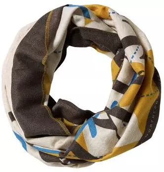 Cecil Loop-Schal mit Wording und Argyle-Muster (CCB57335238120A)