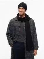 Tommy Hilfiger Beanie "TH FLAG BEANIE AND SCARF" 2 Stk. mit Kaschmiranteil, in