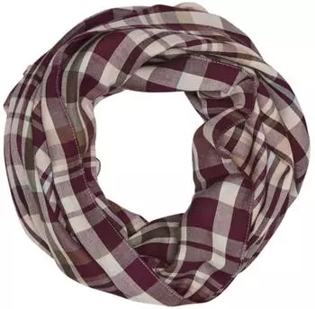 s.Oliver Loop-Schal Karo-Muster, rot/creme, Damen (2181631)