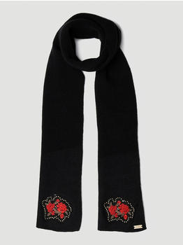 Guess Schal In Love Blumenstickerei schwarz (AW7942WOL03)