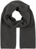 Tommy Hilfiger Cotton-Cashmere Scarf dark grey melange